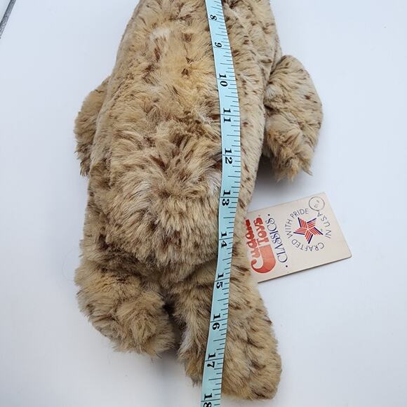 Douglas Brown Spotted Seal Plush 18" Made in USA 1986 Cuddle Toys Stuffed Animal - Picture 7 of 9